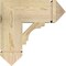 Ekena Millwork Merced Arts & Crafts Rough Sawn Bracket, Douglas Fir, 6"W x 18"D x 18"H BKT06X18X18MRC03RDF - alternate 3